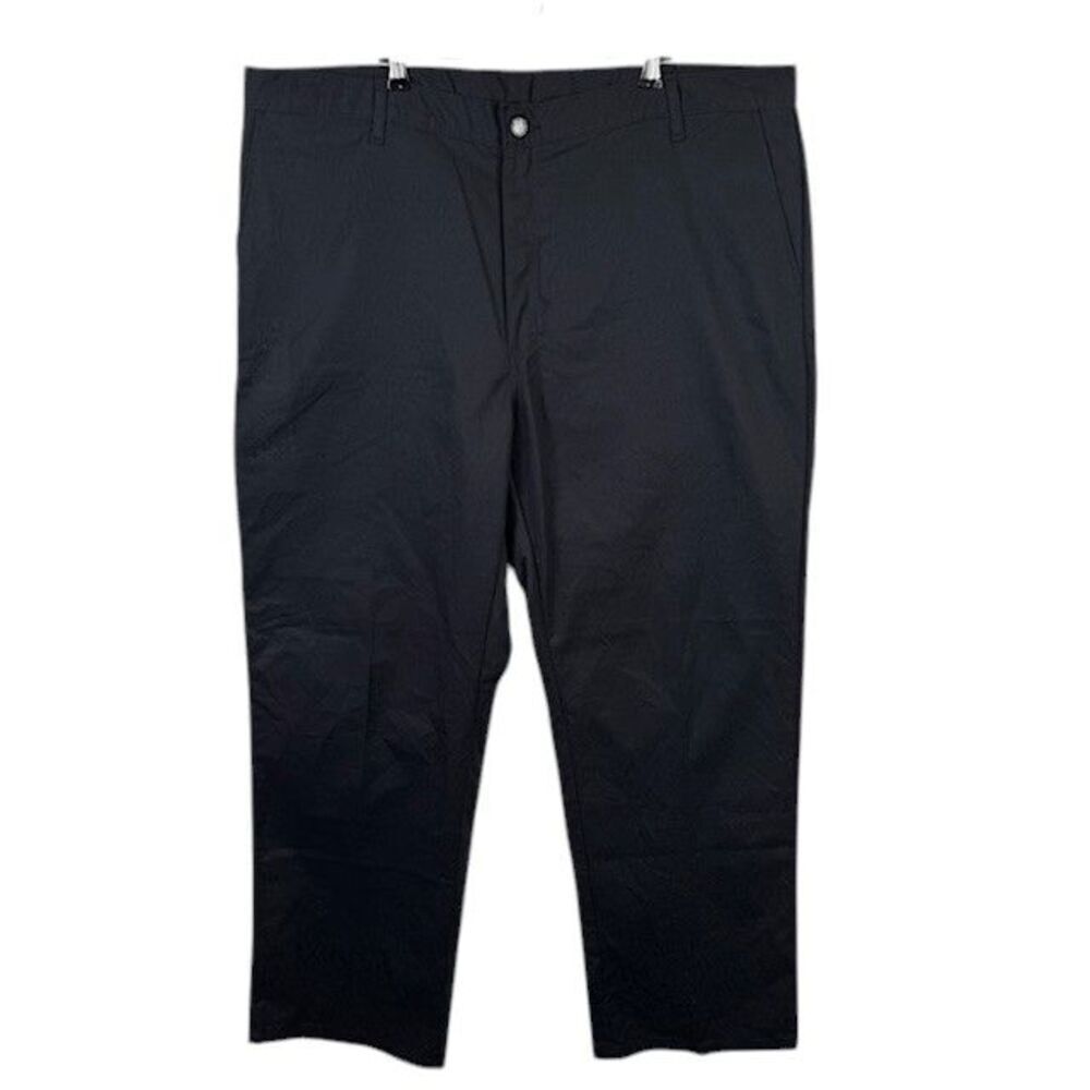 NWOT Dickies Casual Flat Front Core Work Pants Black Straight Leg Size 42